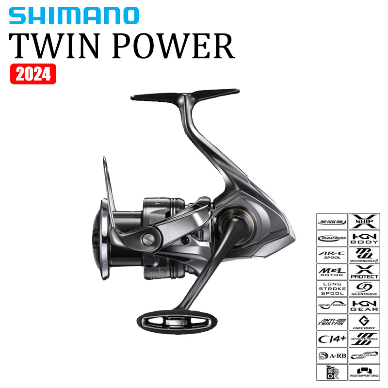 SHIMANO 2024 TWINPOWER Seawate - Shimano Reel Sienna review and price
