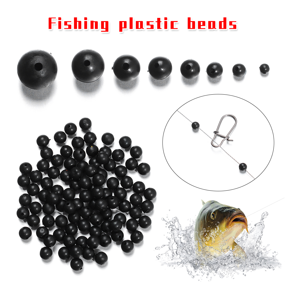 100pcs/lot Fishing Beads Space - Fishing Lure Soft Plastic review and price