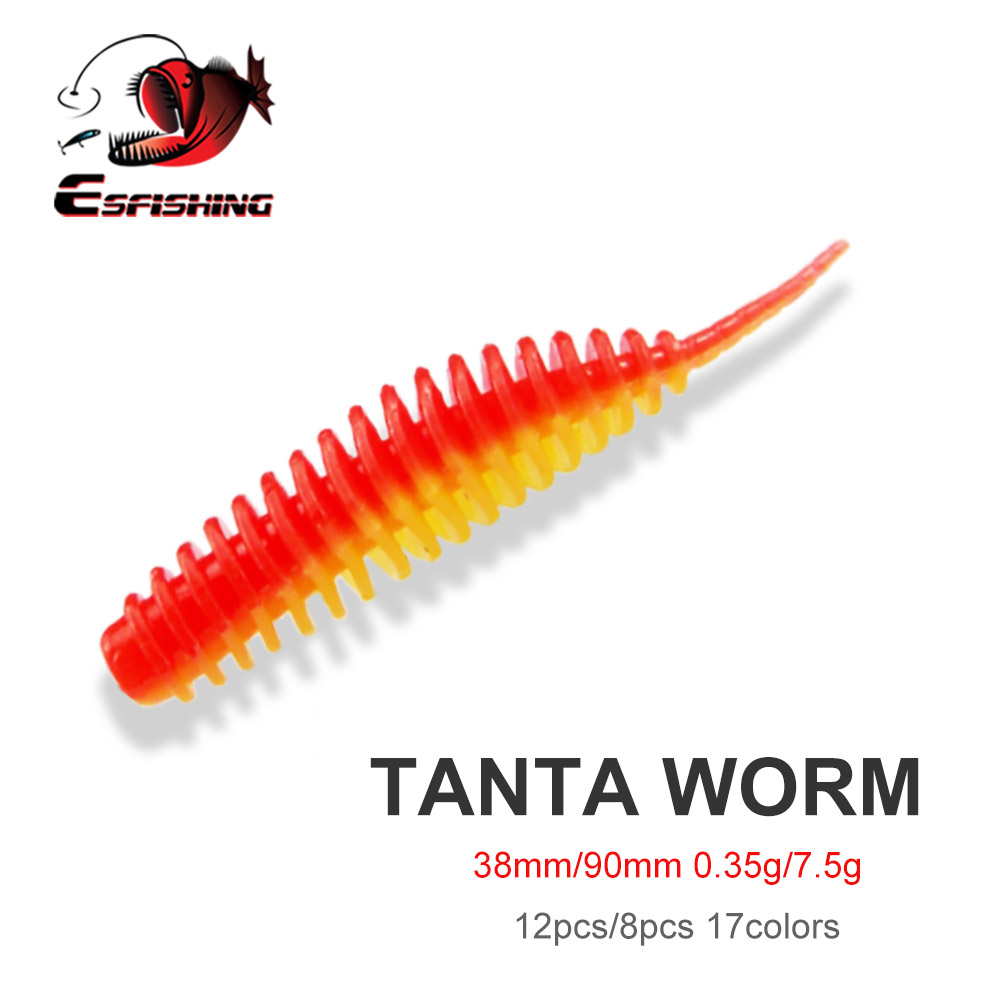 ESFISHING Fishing Worm Bait Lu - Fishing Lure Soft Plastic review and price